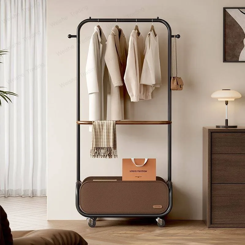 Perchero Moderno de Madera Songmics Burros Resistant Night, Perchero Europeo Impermeable Galan, Organizador de Ropa, Mueble
