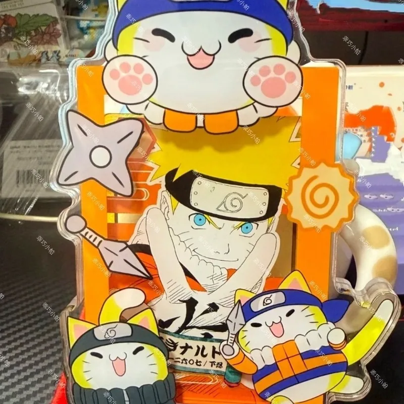 

New Uzumaki Naruto Acrylic Photo Frame NARUTO Anime Peripheral Good-looking Creativity Can Hold Small Cards Desktop Ornament
