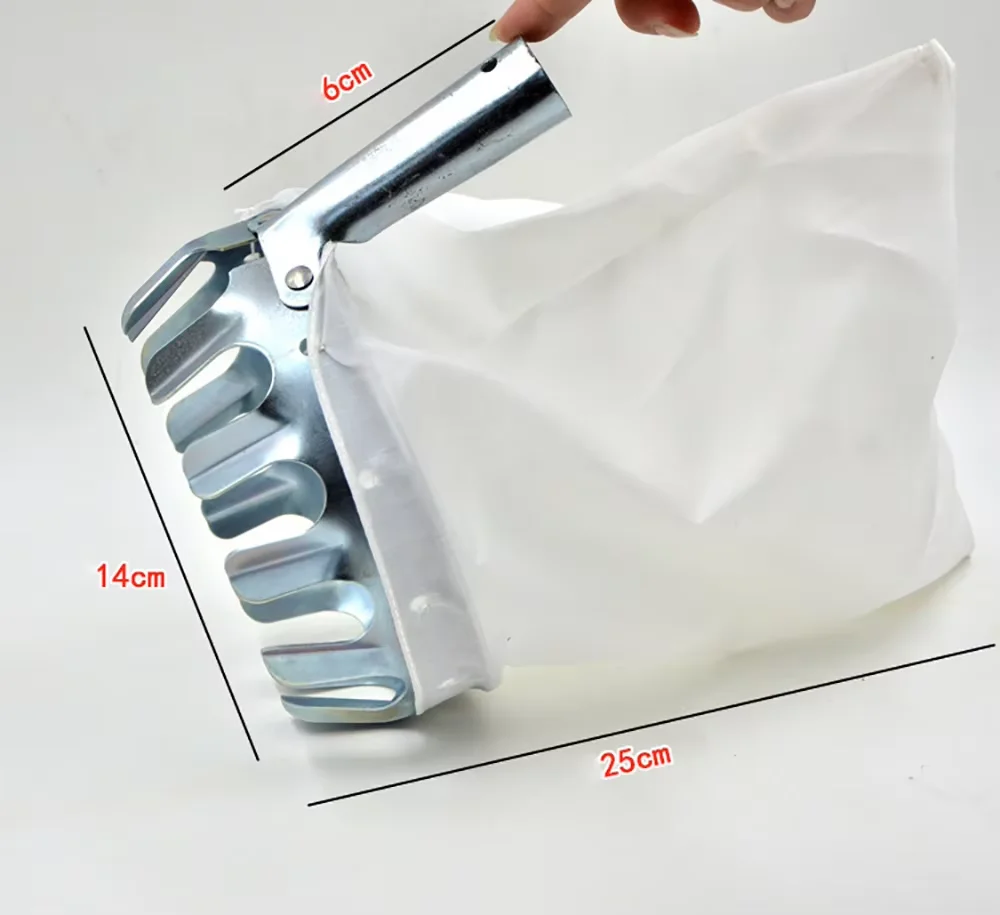 Plastic Fruit Picker Catcher Garden Tool for Apple Pear Peach - Handheld Picking Tool without Pole for Easy Fruit Harvesting