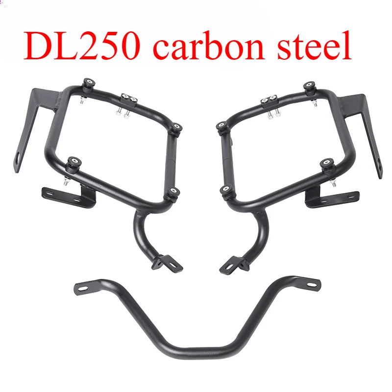 For Suzuki V‑Strom250 DL250 Moto Side Box Support Rack Luggage Box Bracket Pannier Rack Saddlebag Support Side bag  Bracket