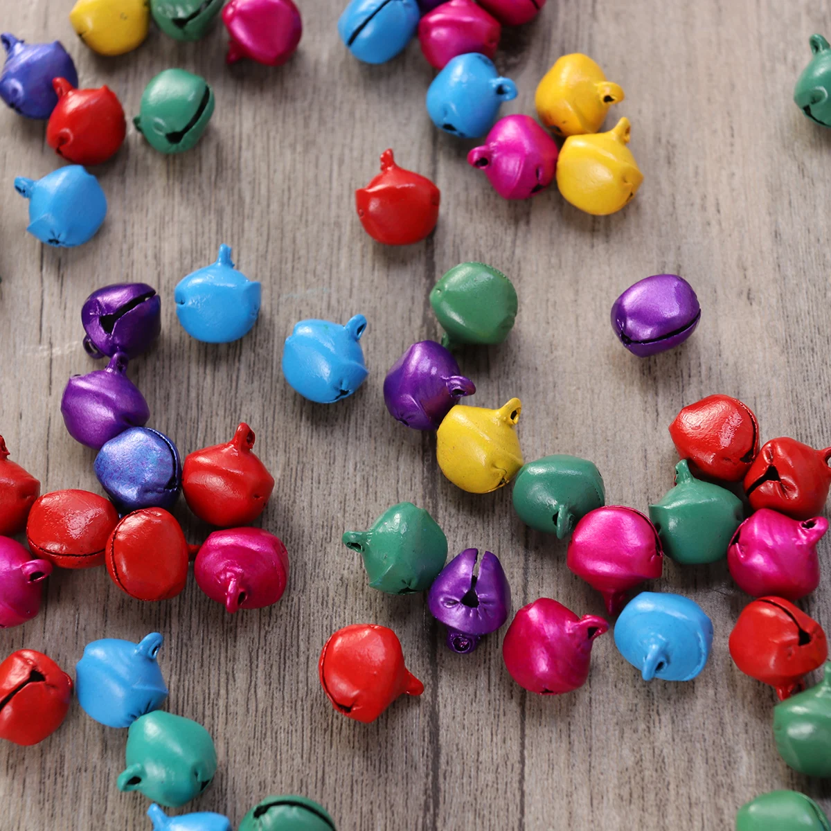 

100Pcs 12Mm Silver Jingle Bells Decoration Copper Bell Ideal for DIY Jewelry Craft Projects Christmas Party Ornament Crafts Bell