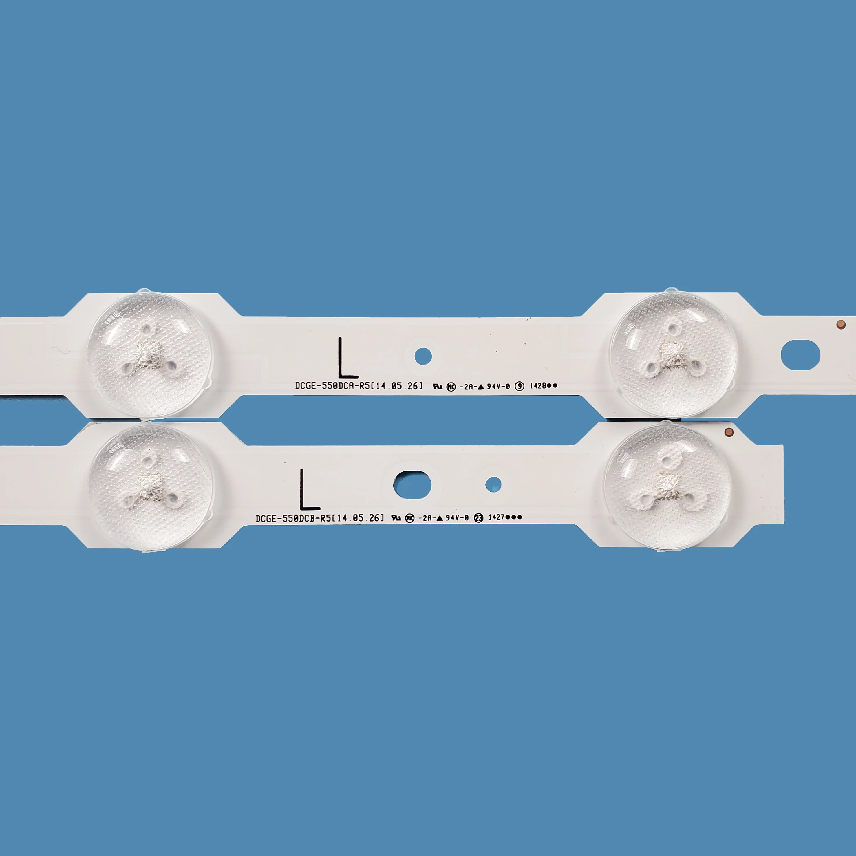 Bande de rétroéclairage 2014SVS55 DCGE-550DCA/B-R5 BN96-33493A 33493A pour Samsung TV UN55HU7250 UA55HU7800 UA55HU7200 lumière LED