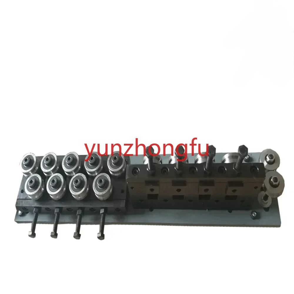 Diameter luar 54., baseplate mesin pelurus kawat baja tahan karat dengan Aksesori mesin pelurus slot V