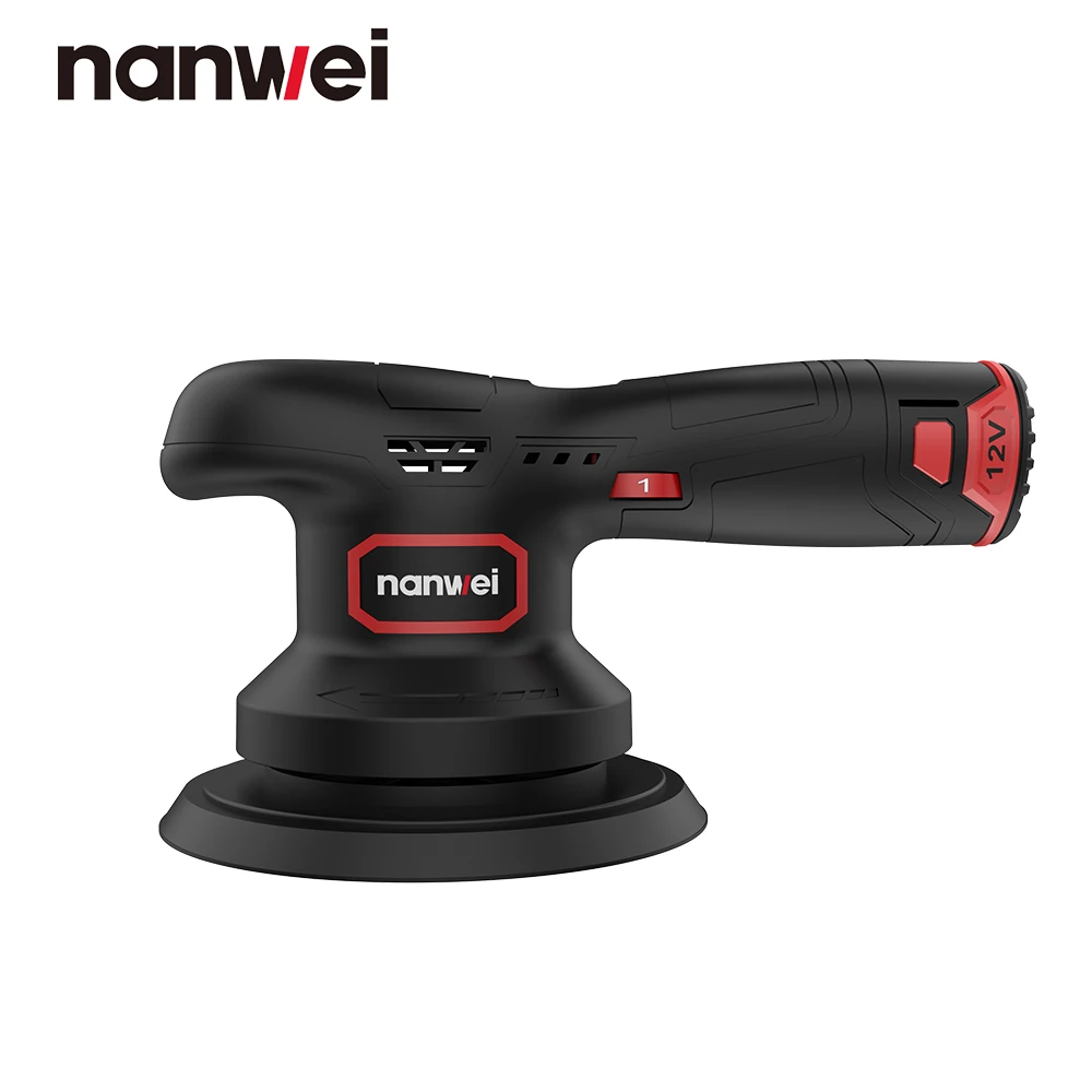 NANWEI Mini 12v Cordless Polishing Machine Car Polisher 6 Speed Adjustment Convenient Operation