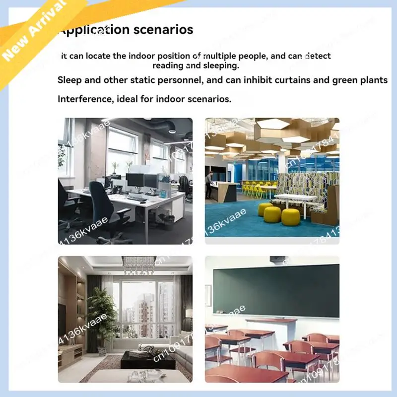 

M01K LD6001B 60 ГГц Mmwave радарный датчик + плата последовательного порта CH340 Высокоточный многоцелевой 3D модуль датчика присутствия человека