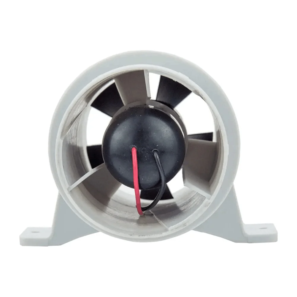 Marine 3 Inch 12V Inline Air Blower with Silent Operation and Resistant Motor Housing for Yacht Air Circulation