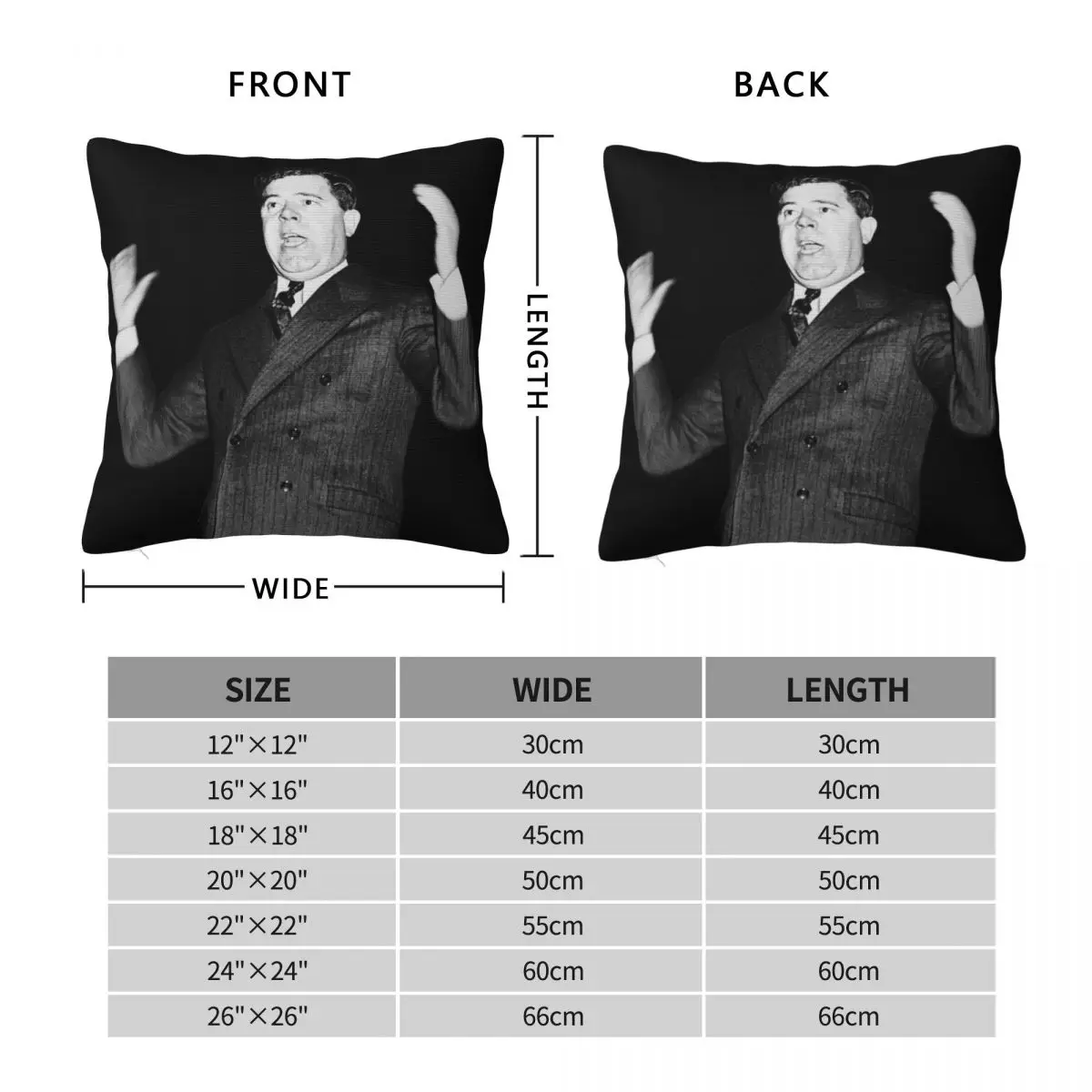 Huey P Long The Kingfish Pillowcase Polyester Linen Velvet Pattern Zip Decor Car Cushion Cover