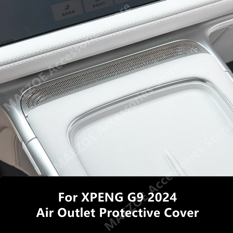 For XPENG G9 2024 Air Outlet Protective Cover,Car Interior Decoration Modification Protection Accessories Refit