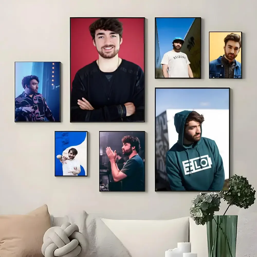 Music O-oliver H-heldens Poster Waterproof HD Wall Art Decal Self-Adhesive Aesthetic Decor For Home Living