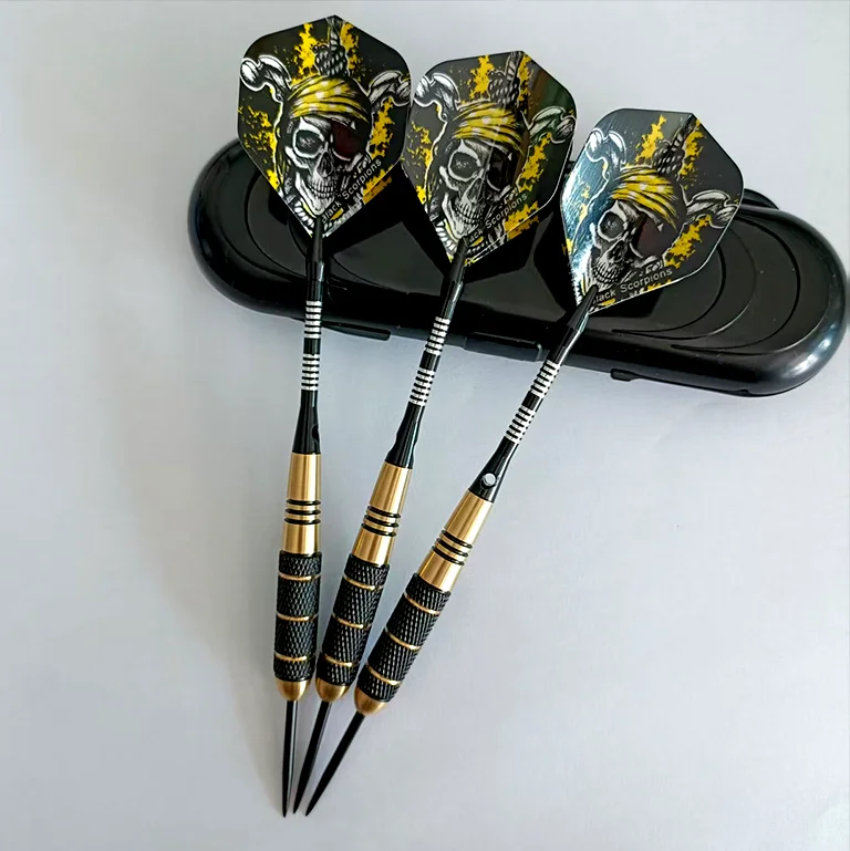 المهنية السهام الصلب تلميح مجموعة 3 قطعة 24 جرام النحاس معدن تلميح السهام دارت طرف معدني مجموعة 3 الألومنيوم دارت مهاوي دارت الرحلات الجوية #1