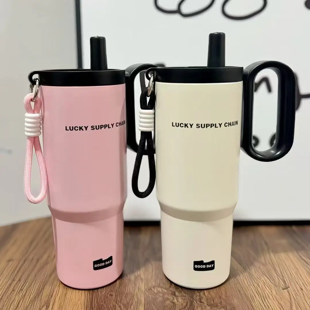 710ml 316 Vacuum Flasks New Stainless Steel Liner Thermos Cup Large Capacity Water Cups  Simple Car Accompanying Coffee Cup Gift