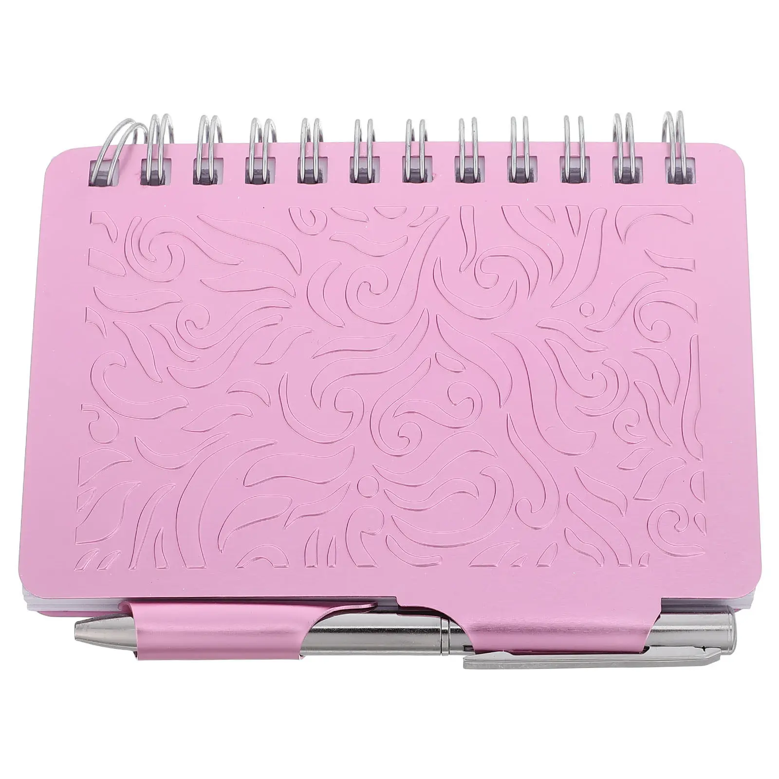 Password Keeper Book Aluminum Cover 4.5x3.5x0.6 Secure Portable Spiral Password Organizer Notebook for Website Login Username