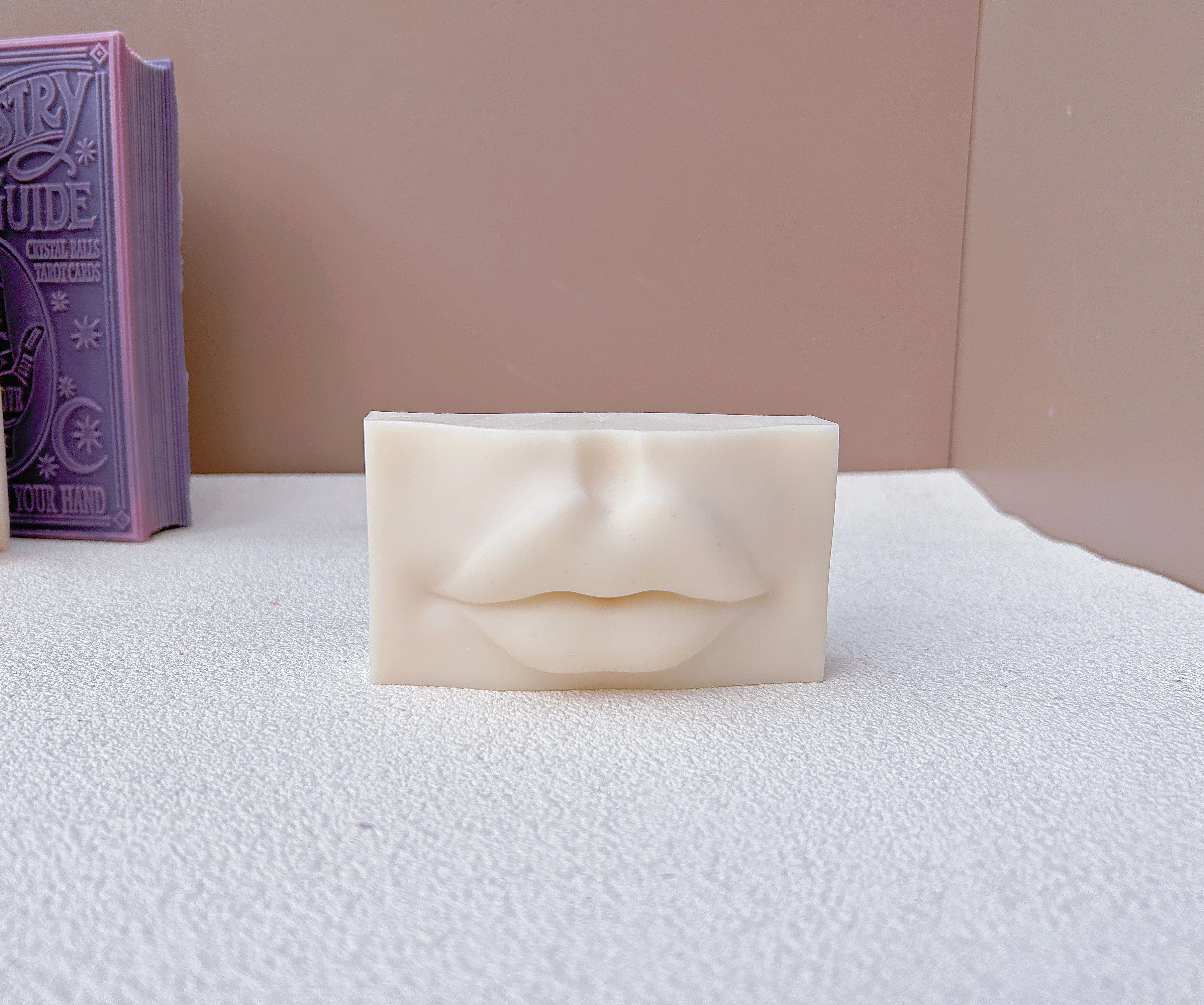 DIY Art Facial Candle Silicone Mold 3D Abstract Facial Silicone Candle Mold Handmade Gypsum Soap Festival Party Home Decoration - Image 6