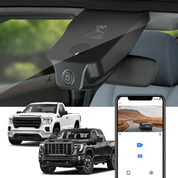 FITCAMX 4K Dash Cam for GMC Sierra 2020-2025 & Chevrolet Suburban 2021-2025 & Tahoe/Silverado 2021-2026, OEM Style Car Camera