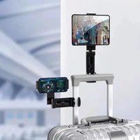Universal Airplane Tablet Holder Train Seat Cupboard Adjustable Handsfree Travel Essential Mount Stand Foldable For Mobile Phone