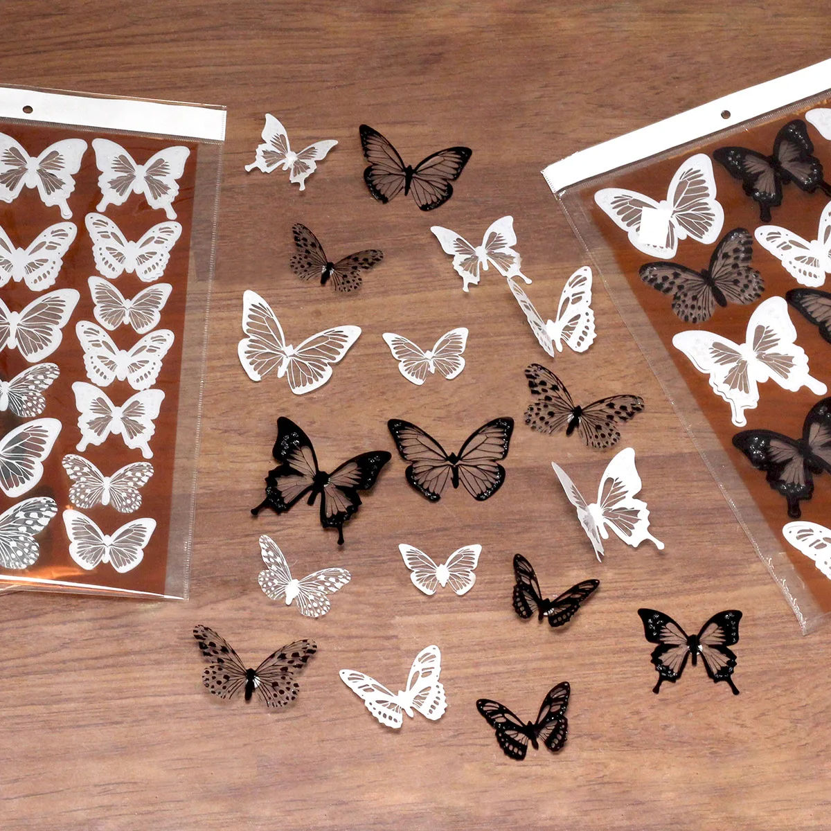 3D Crystal Butterfly Stickers 2