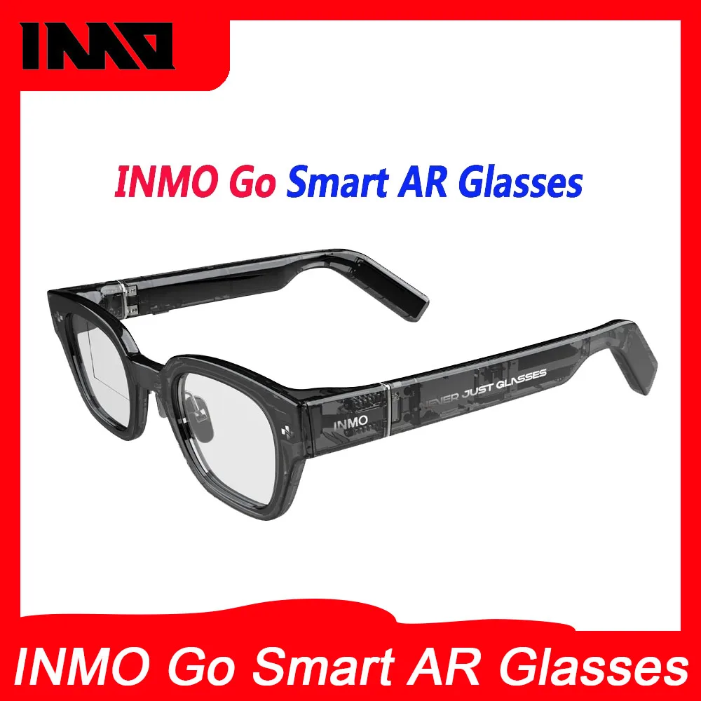 

INMO Go Smart AR Glasses Real Wireless Ultra Light AI Assistant Translator Glasses for Music/Call/Translator/Prompter/Navigation