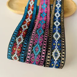 10Yards/Lots Woven Jacquard Ribbon Ethnic Lace For Curtain And Clothing Accessory Size 3cm LS-2700