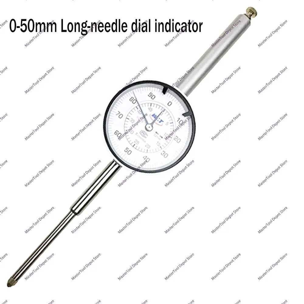 0 - 50 Mm 0.01 Mm White Dial Pointer / Long Needle Turntable Indicator Liquid Level Gauge Measuring Tool