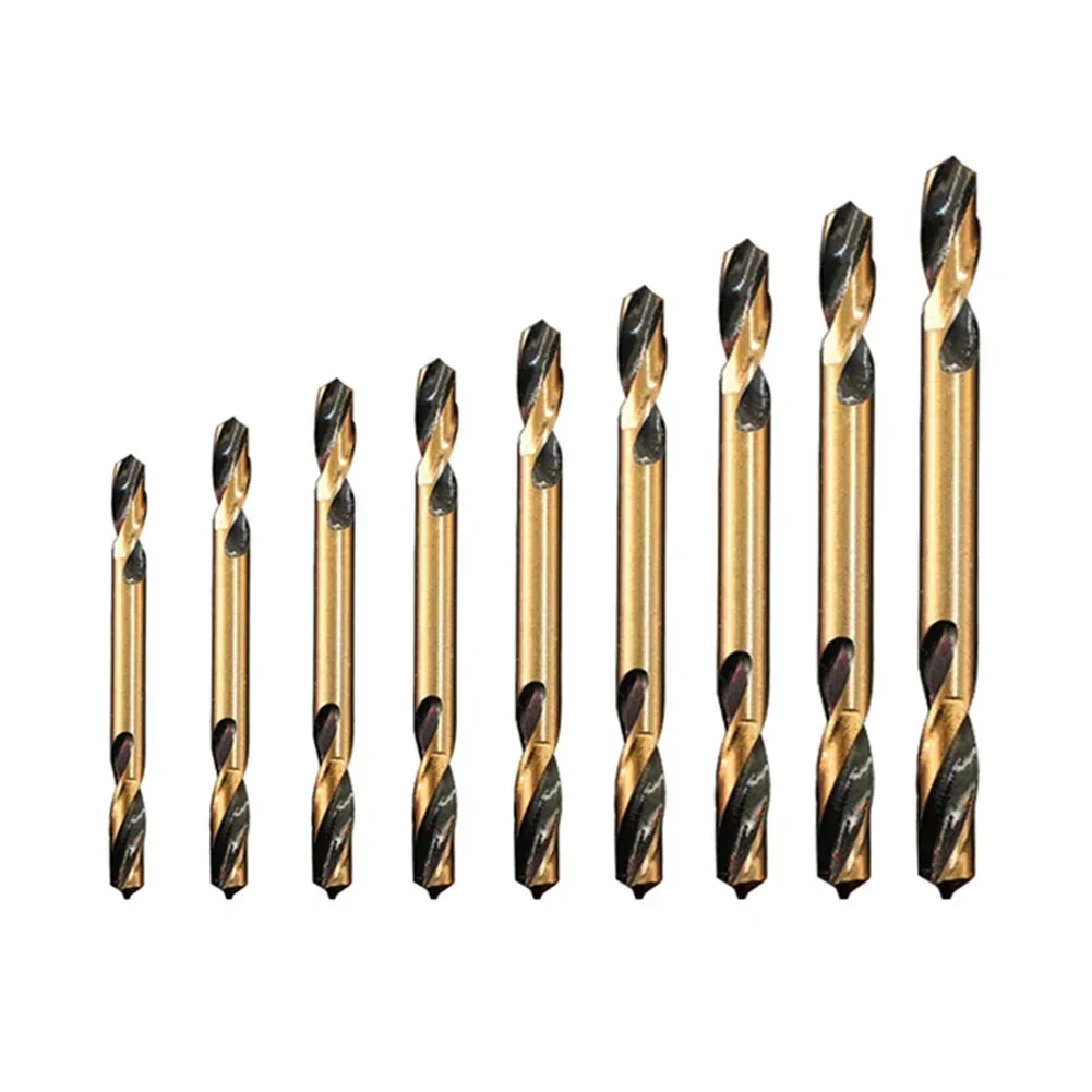 Auger Bit Double-headed Double-edged Metal Stainless Steel With Cobalt Ultrahard Iron Drill Steel Plate Iron Carpentry Drill Bit