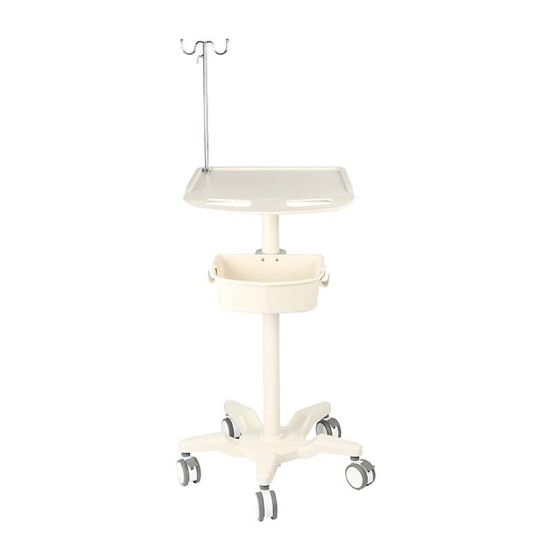 Multifunctional Mobile Hospital Trolley, Medical Computer Workstation Service Cart