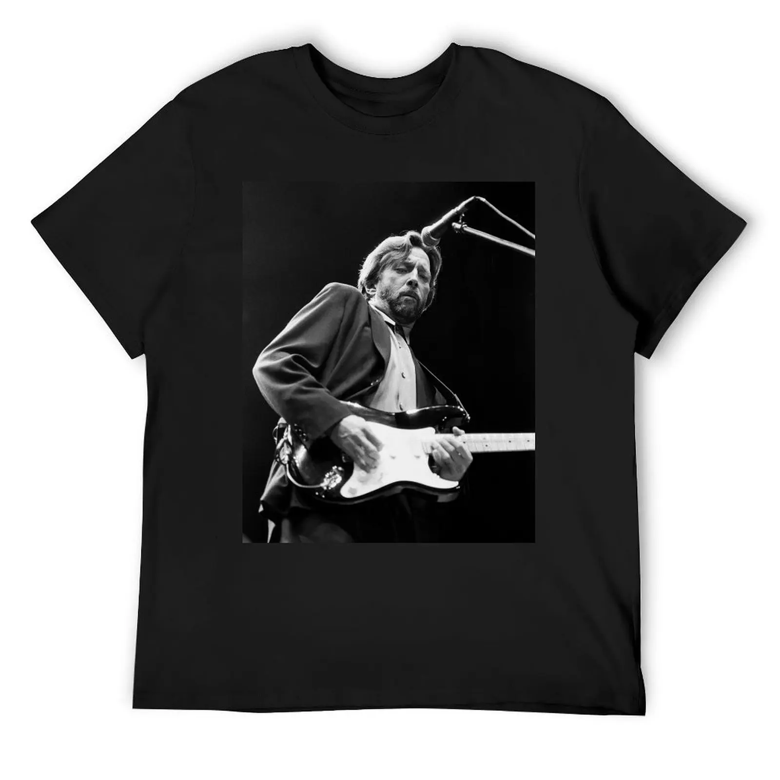 

Eric Clapton - BW Photograph T-Shirt oversized graphic tee vintage clothes men tshirt