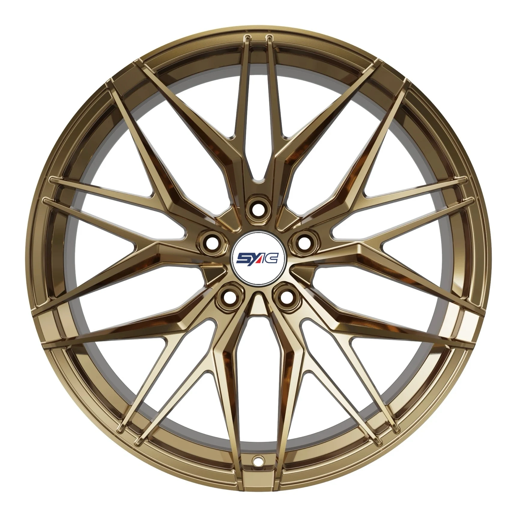 SYAC Customize 17 18 19 20 2122 Inch Monoblock Forged Wheel For Racing Car Polished Gold/Chromed/Brushed Alloy Forged Wheels