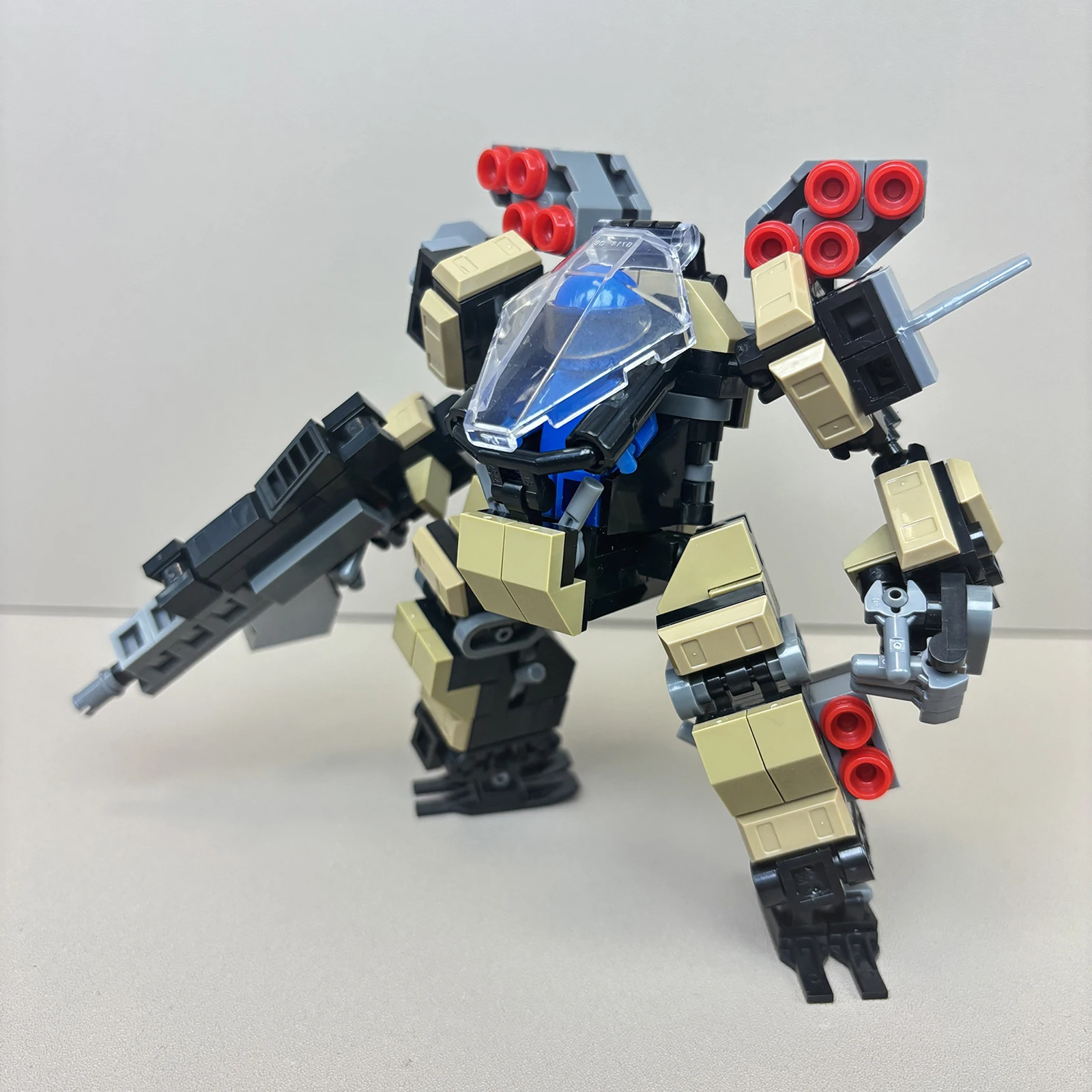 

MOC Desert Viper Mecha Small Granule Building Block Assembly Toy DIY Collectible Model for Adults & Teens