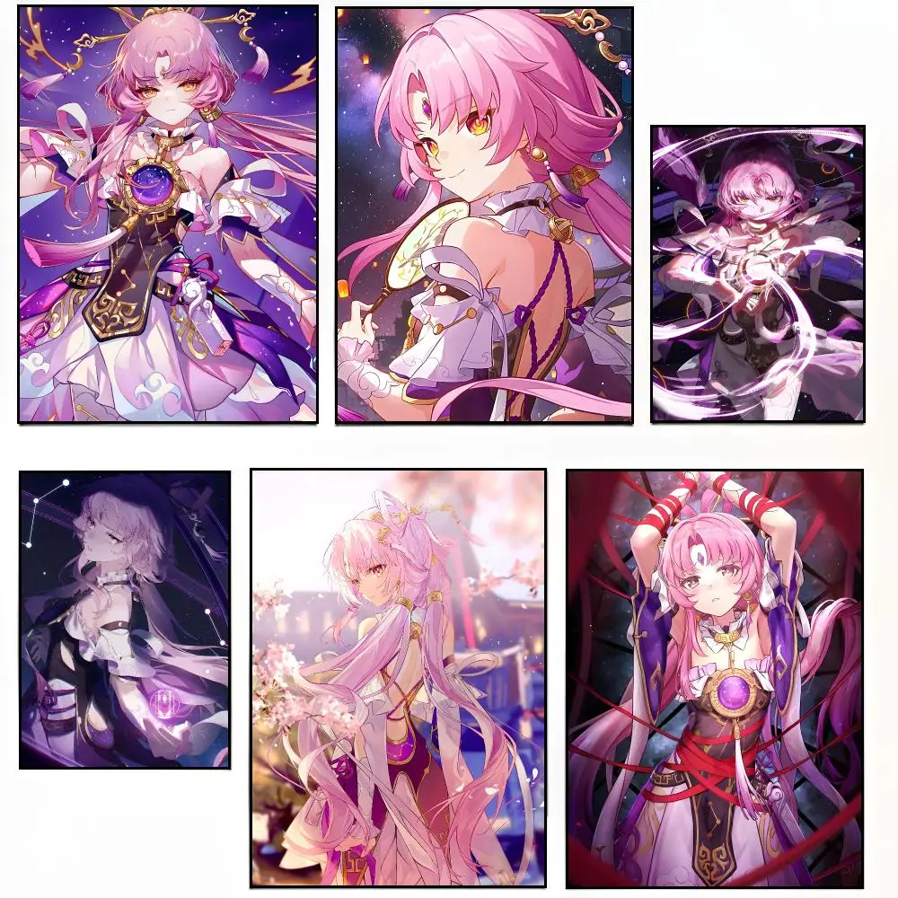 game character Honkai Star Rail Fu Xuan Poster Modern Living Room Artwork & Beautiful Home Decor Style