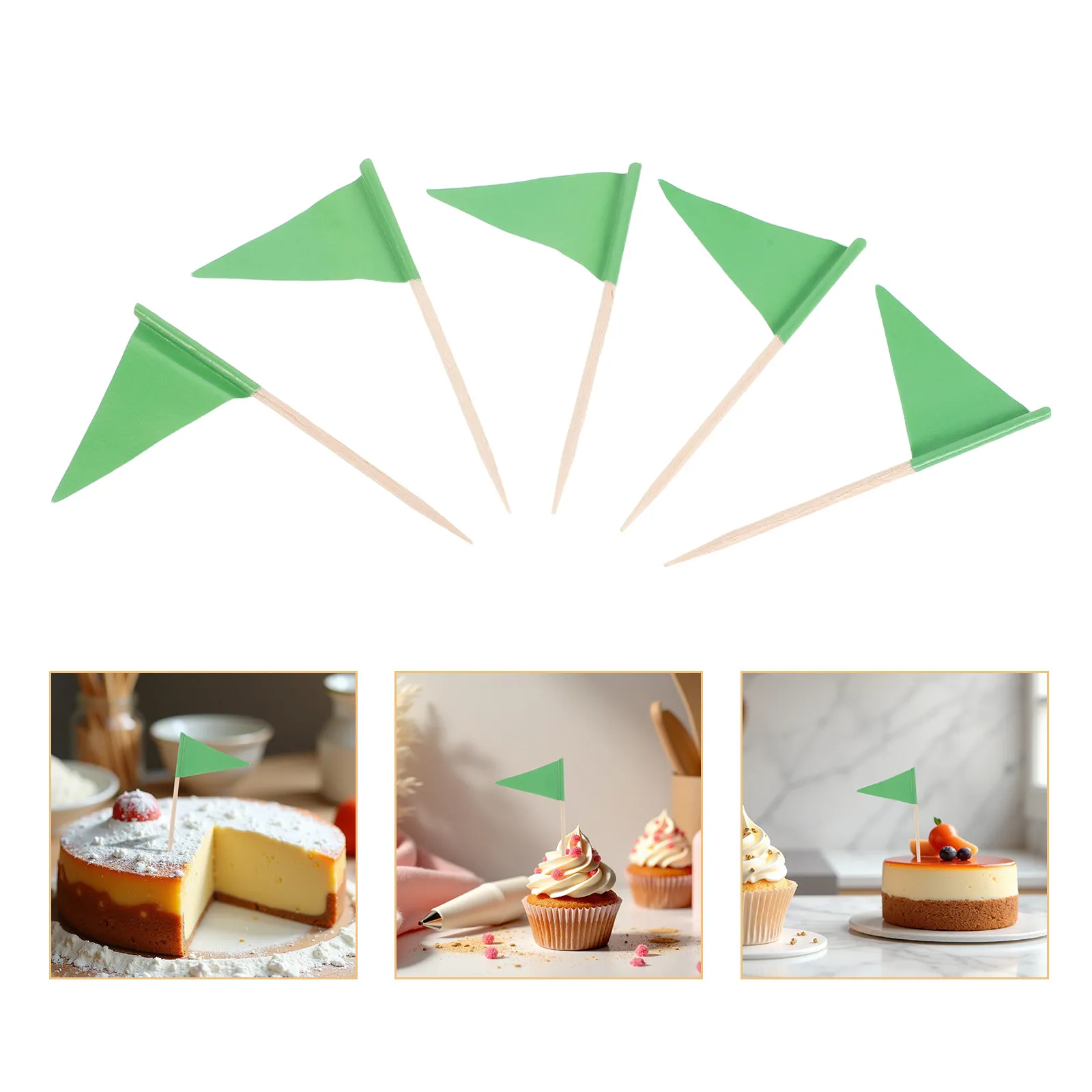 

400 шт. треугольных флагов-зубочисток, бумажные мини-шпажки для еды, для украшения тортов, кексов, сыра, фруктов, фуршетов, десертов, вечеринок