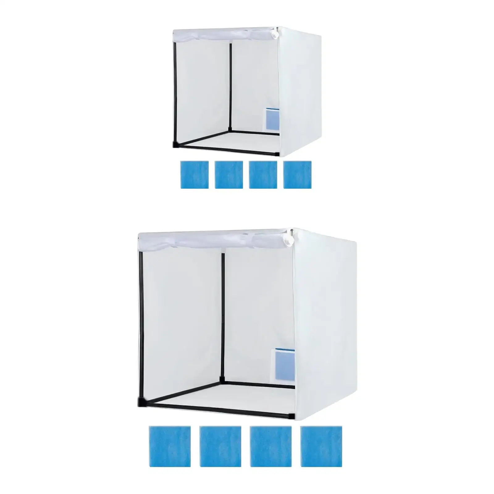 

Paint Booth Paint Tent Tool Large with Filter Curtain Spray Booth Station for Other Items Furniture Toy Part Auto Parts Arts