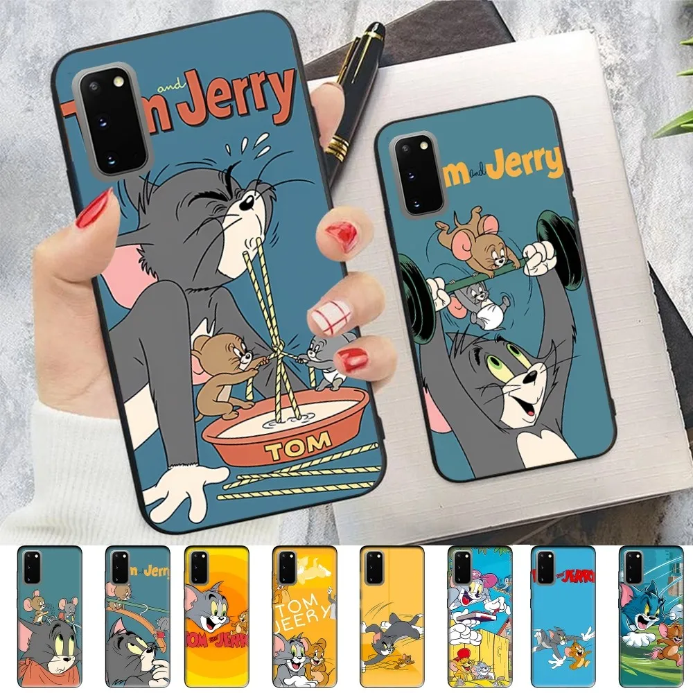 T-Tom And J-Jerry Phone Case For Samsung S 9 10 20 21 22 23 30 23 24 Plus Lite Ultra FE S10lite Fundas