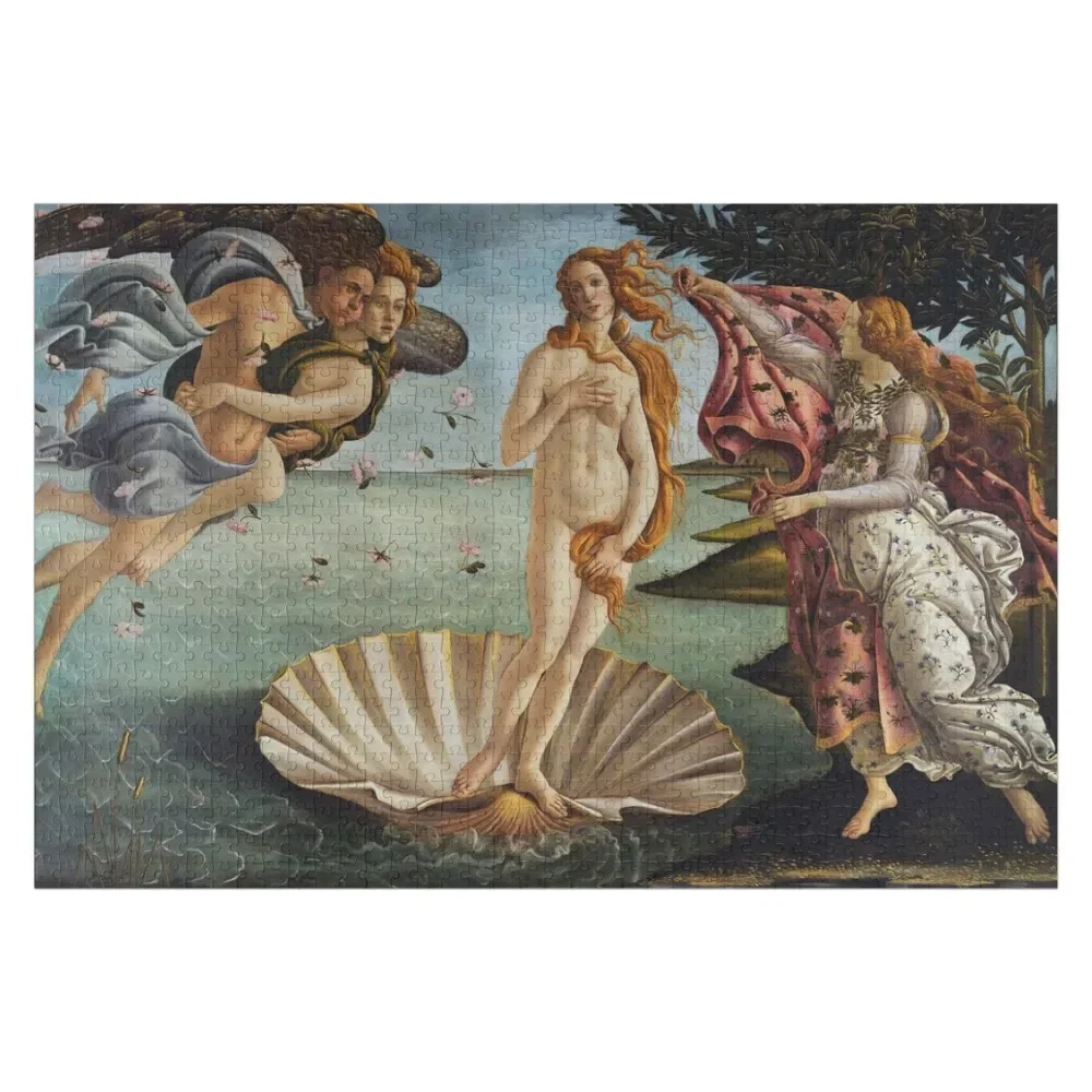 

High Resolution - Botticelli - The Birth of Venus Jigsaw Puzzle Personalized Baby Toy Baby Wooden Puzzle