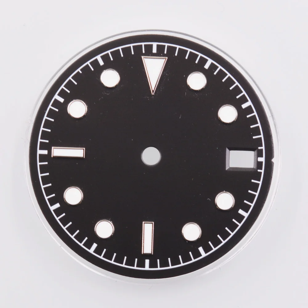 28.5MM Sterile Watch Dial Fit NH35 NH36 Movement Watch Accessories Luminous