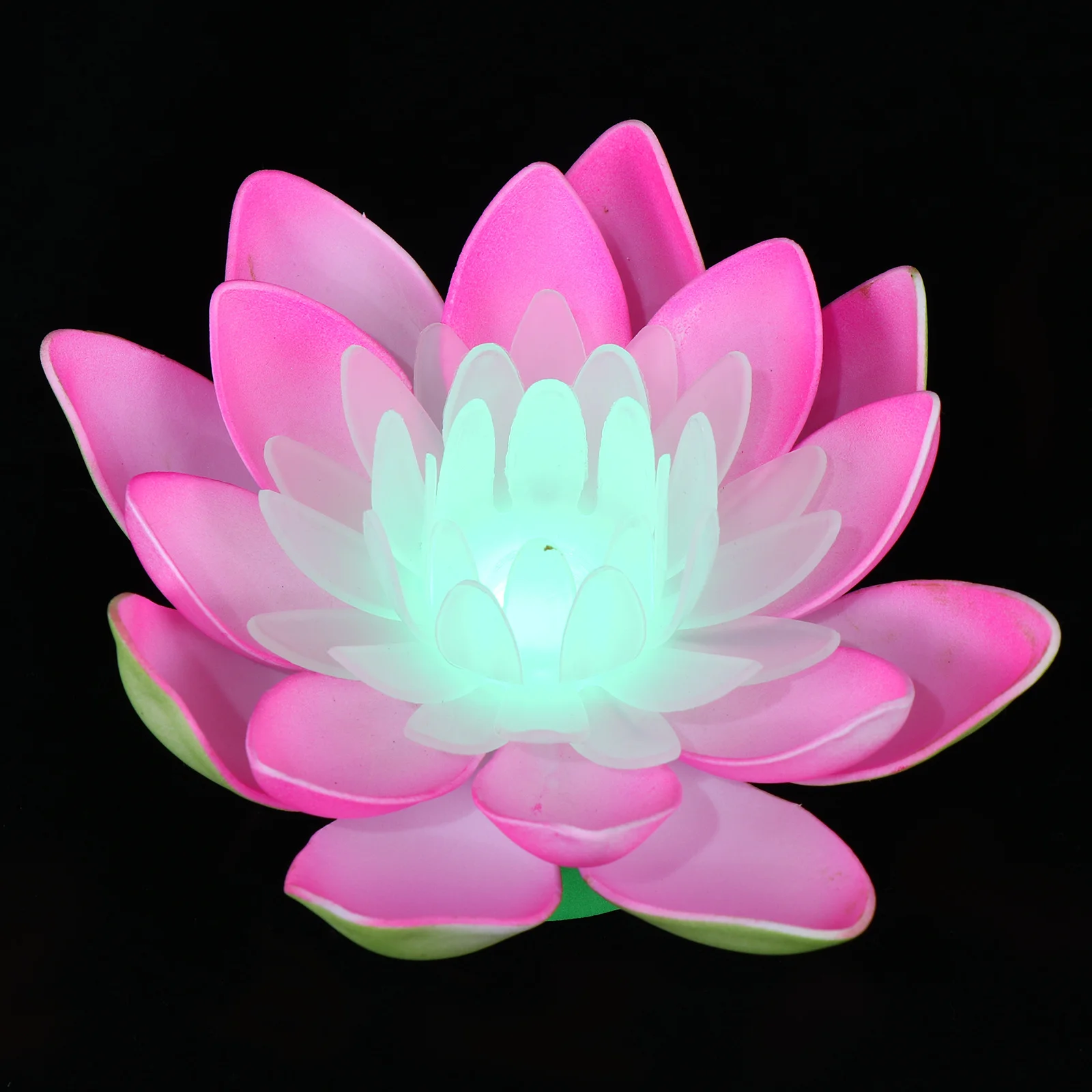 Operated LED Lotus Light Compact Portable Buddhist Decoration Wedding Party Home Festival Lamp Gift Lotus Light