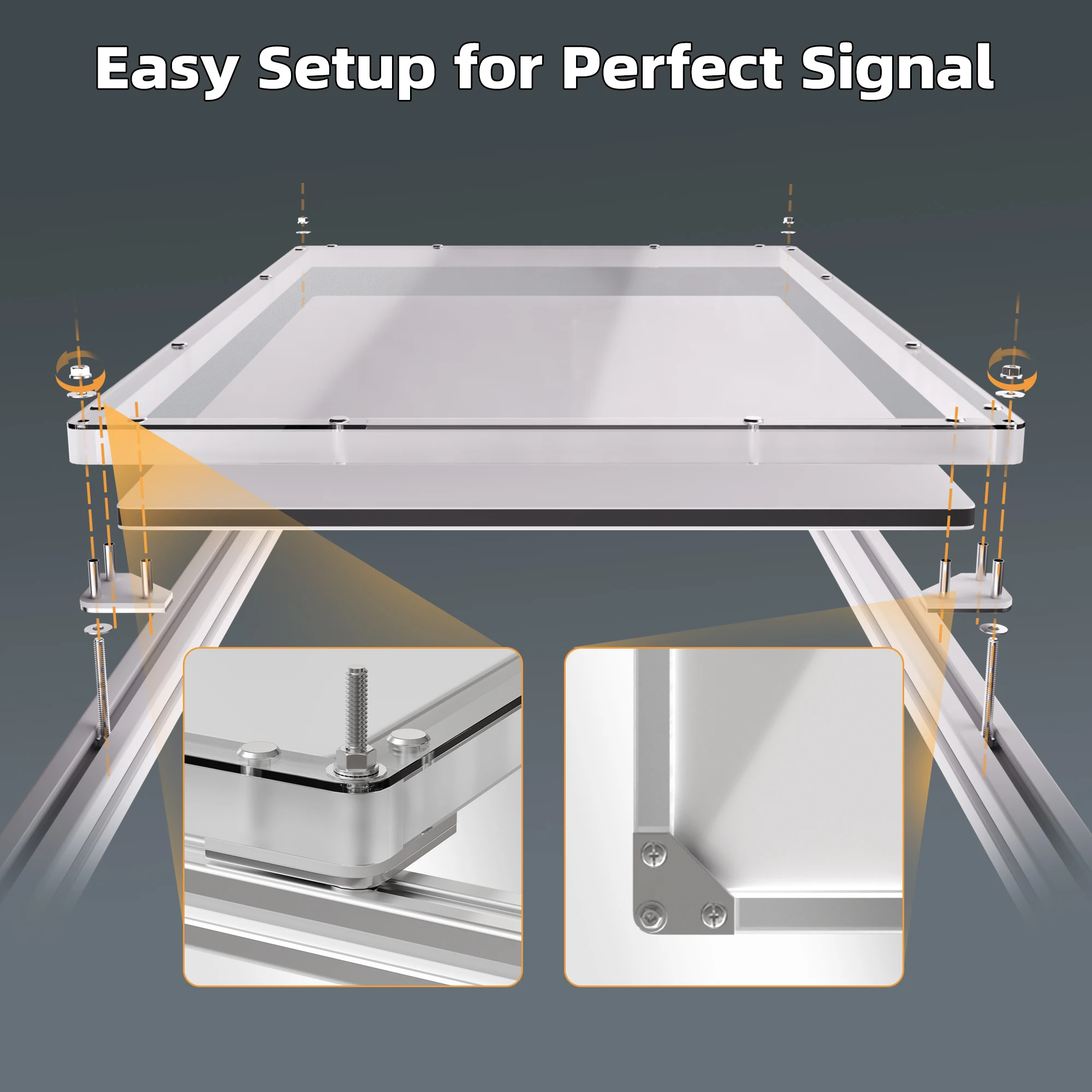 Starlink Gen 3 Mount Roof Mount للسيارة والقارب طقم الأقمار الصناعية المقاوم للماء لـ Starlink Dish و Standard Gen 3 #4