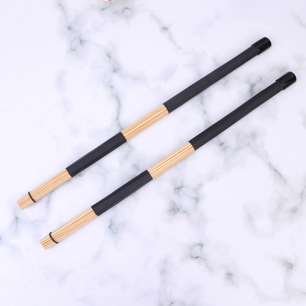 

3Pairs Bamboo Drumstick Brushes Durable Professional Percussion Drumsticks for Drum Set Replacement Accessory Bamboo Drumstick