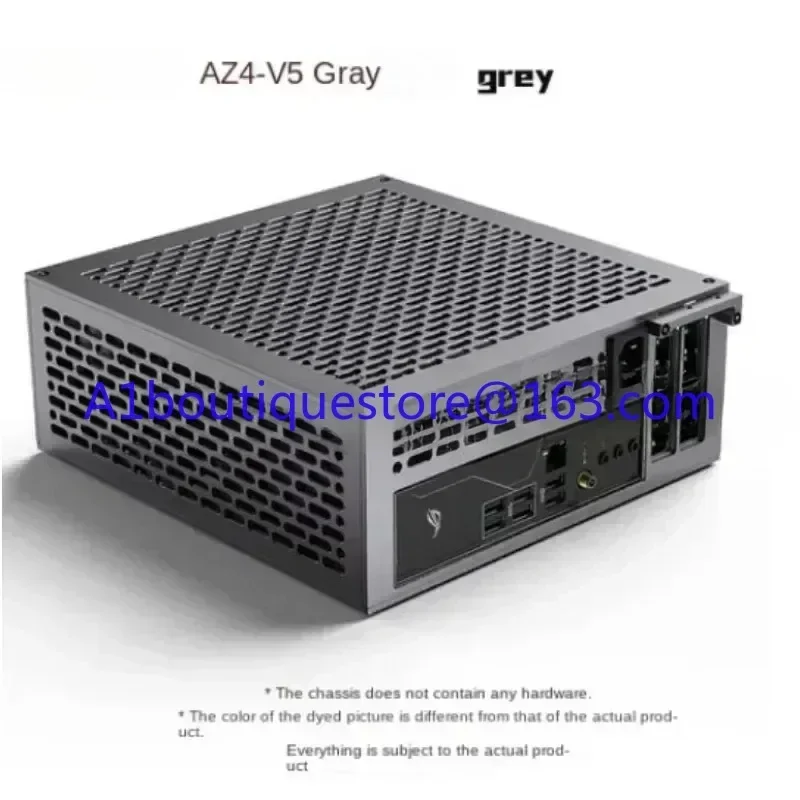 5L mini A24-V5 dual-slot single-display chassis double-sided chamfer 1u power supply itx