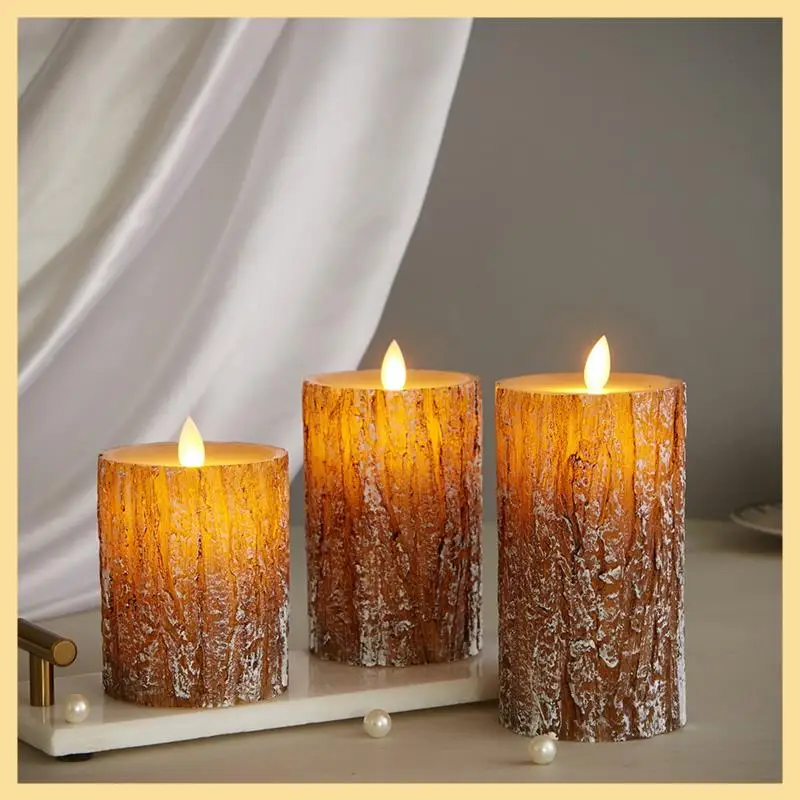 

Remote Control LED Electronic Candle Light Set Simulation Swing 10 Buttons Remote Control Timer Candle Lights Easy Install A