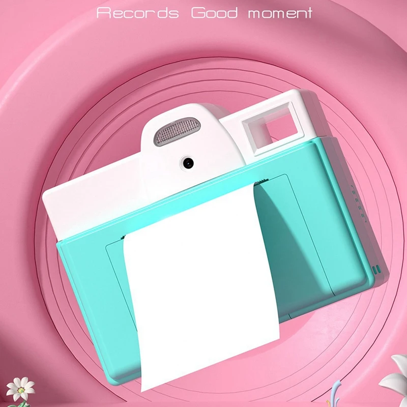 كاميرا HFES للأطفال طباعة فورية للأطفال كاميرا طباعة حرارية رقمية طباعة الصور الفورية ألعاب الكاميرا هدايا للأولاد والبنات
