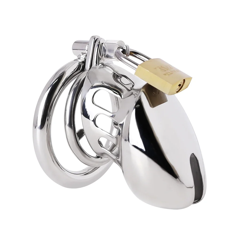 BEST SELL bdsm Bondage Spiked Cock Ring Stainless Steel Metal Male Chastity Cage Penis Massager For Men Masturbation Sex Toys