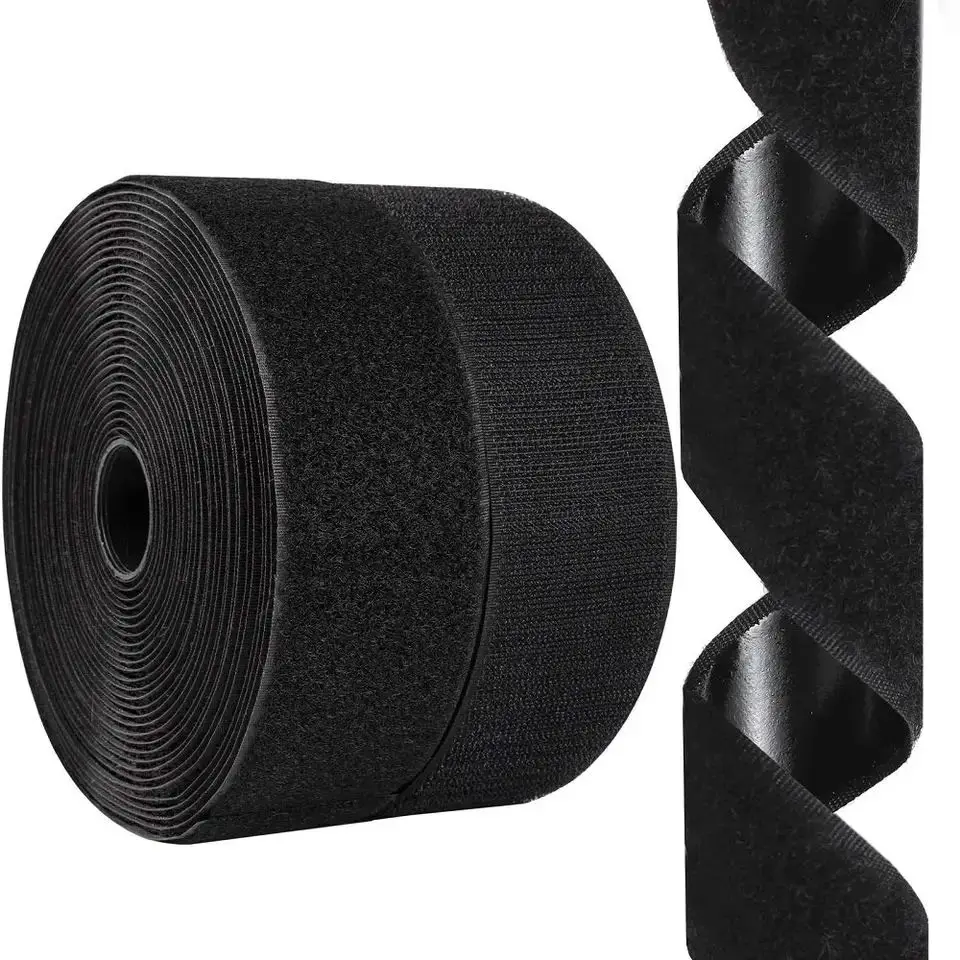 Heavy-Duty Sew On Fabric Tape |20mm 50mm Wide Nylon Hook & Loop |Non-Adhesive Fastener for Clothing, Shoes, Bags, Gear|1M to 10M