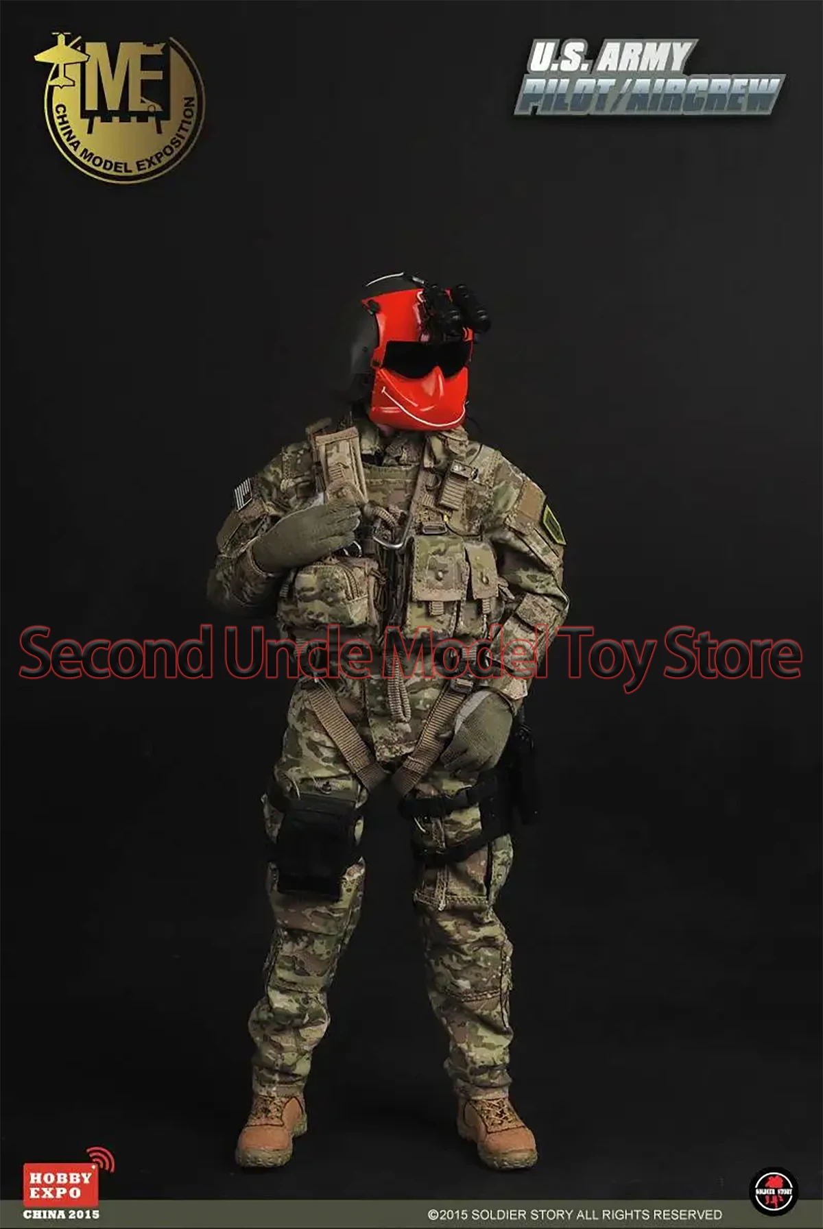 

Soldier Story SS091 1/6 US States Army Aviation Corps 12'' Male Soldier Military Action Figure Full Set Collectible Model Toy