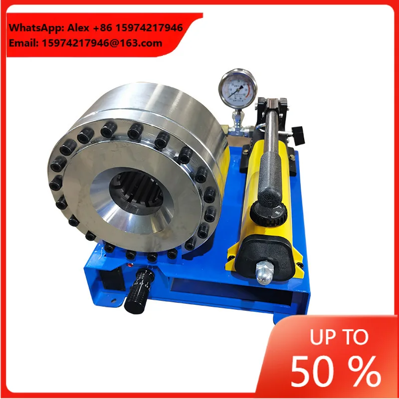 Manual Portable Hose Crimper / Swaging Machine Hydraulic Hose Crimper Compact Hose Crimping Tool