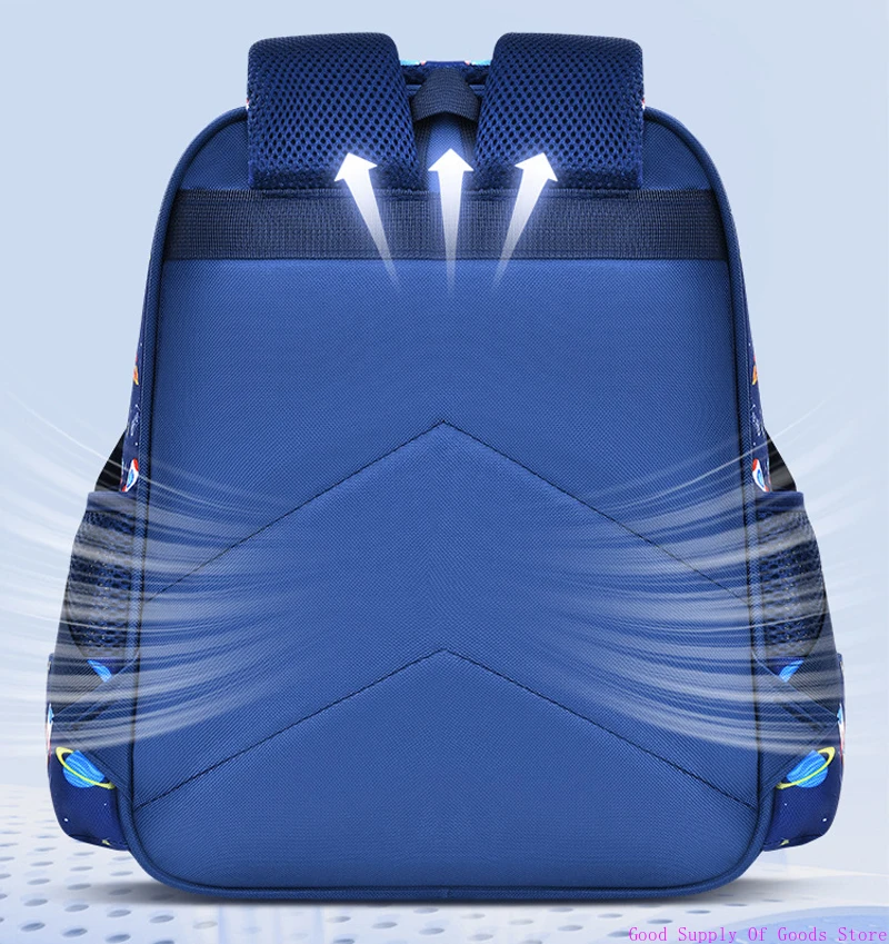 Bolsa de ombro infantil dos desenhos animados 3d estereoscópico astronauta mochila à prova dwaterproof água criança menino sonho escola primária