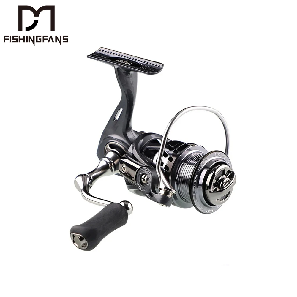 Fishingfans 5.2:1 Fishing Reels 800-3000 MAX Drag 6KG Power Spinning Reels Real 6+1BB metal spinning reels