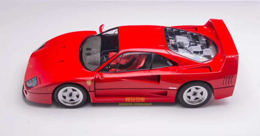 NORev 1/12 f40 1987 metal diecast modelo carro vermelho brinquedos presentes exibição coleção ornamento vermelho