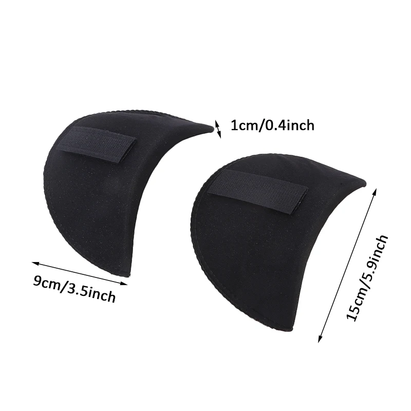 1Pair Foam Sponge Shoulder Pads Sewing Set-in Shoulder Pads For Women Men Jacket Blazer T-Shirt Clothing Garment Accessories