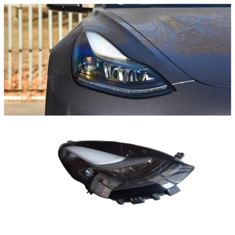 Suitable for Model3 ModelY Headlight Assembly Modified Daytime Running Streamer Turn Lights LED Headlights