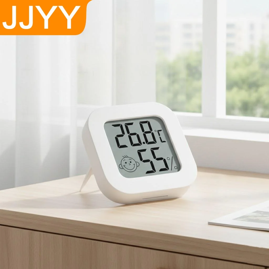 

Highly Accurate Indoor Wall Mounted Thermometer Temperature Meter Dry Wet Display Home Testing Instrument